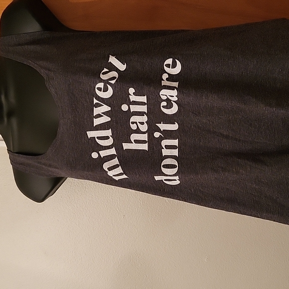 Womens "Midwest Hair Don't Care" Tank Top - Picture 3 of 3